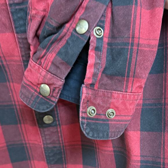 Carhartt Mens XL Tall Shirt Jacket    100% heavyweight cotton, snap closure. - Picture 5 of 8